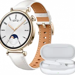 Smartwatch - Huawei Watch GT4, 41 mm, AMOLED, Hasta 7 días de autonomía, Blanco