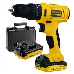 Stanley Fatmax FMC021S2-QW Taladro Atornillador Inalámbrico + 2 Baterías 10.8V + Maletín