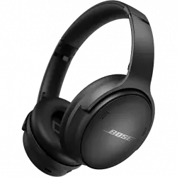 Auriculares inalámbricos - Bose QC45, De diadema, Bluetooth, Hasta 24h, Cancelación ruido, Micrófono, Negro