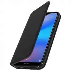 Avizar Funda Libro Negra con Cierre Magnético para Huawei P20 Lite