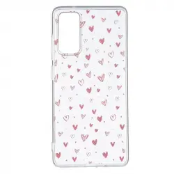 Funda Dibujo Corazones para Samsung Galaxy S20 FE