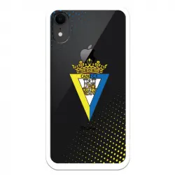 Funda Licencia Oficial Cádiz CF Escudo Transparente para iPhone XR