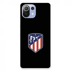 Fundas del Atleti Escudo Fondo Negro Licencia Oficial Atlético de Madrid para Xiaomi Mi 11 Lite