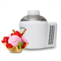 Heladera, Maquina Hacer Helados, Sobertes, Yogur Helado, 0,7 L, Preparación: 30 M, Accesorios Blanco 90w Camry Cr 4481