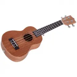 Ukelele 21 Pulgada Homcom Okume Sapelli 53x17,5x6,2cm, Madera