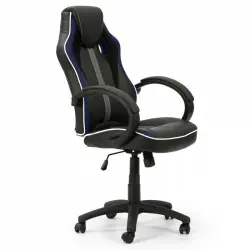 VS Venta-Stock Formula Silla de Oficina Reclinable Negro/Azul