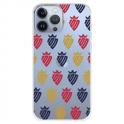 Funda Para Iphone 13 Pro Max Del Osasuna Patrón Escudos Colores - Licencia Oficial Ca Osasuna