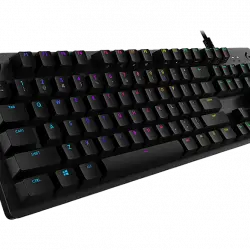 Teclado gaming - Logitech G512 Carbon, Mecánico, RGB GX Brown, Cable 1.8 m, Negro