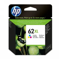 Cartuchos de Tinta Original HP 62XL Tricolor