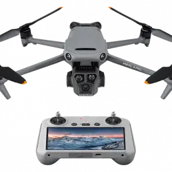 Drone - DJI Mavic 3 Pro, Con mando RC, Triplecámara, 43 min de vuelo, Hasta 15 km, 4K HDR, Gris