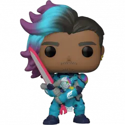 Figura - Funko Pop! Paladin Mike, Tiny Tina’s Wonderland, 9.5 cm, Vinilo, Multicolor