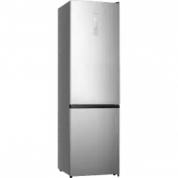 Frigorífico combi - Hisense RB440N4ACD, No Frost, 200.4 cm, 434 l, Multi Air Flow, Acero inoxidable