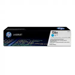 HP 126A Tóner Original Laserjet Cian