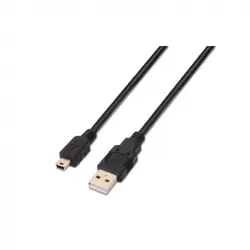 Nanocable Cable USB 2.0 Tipo A Macho a Mini USB 5 Pines Macho 4.5m Negro