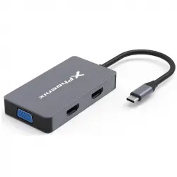 Phoenix Adaptador Hub USB-C PD Multipuerto 5 en 1