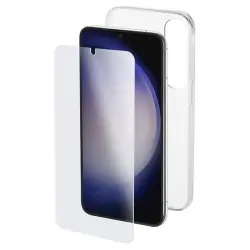 Samsung - Kit de funda + cristal protector Cellularline para Samsung Galaxy S24.