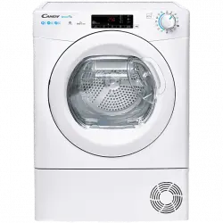 Secadora - Candy Smart Pro CSOE H9A2TE-S, Bomba de calor, 9kg, Wi-Fi, 7 ciclos rápidos, Blanco