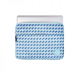 Smile Blue Geometric Funda para Portátil 13"