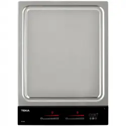 Teka TPI 380 Placa de Inducción Modular 2 Zonas Inox/Cristal Negro