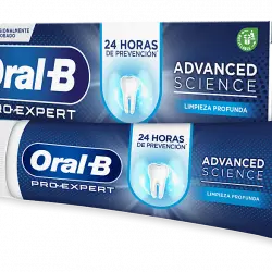 Accesorio dental - Oral-B Advanced Science, Limpieza Profunda, Pasta Dentífrica, Sabor hierbabuena, 75 ml