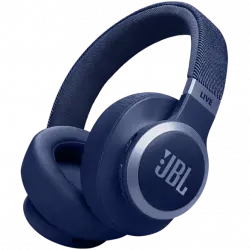 Auriculares inalámbricos - JBL Live 770, Cancelación ruido adaptativa, Autonomía 65h, Bluetooth, Azul