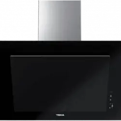 Campana - Teka DVT 78660 TBS, Extractora, 584 m³/h, 3 velocidades + Turbo, A+, Negro