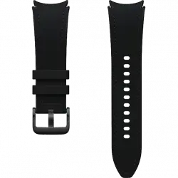 Correa - Samsung ET-SHR96LBEGEU, Para Galaxy Watch 6, L/M, 20 mm, Cuero vegano, Negro