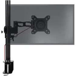 Duronic Dm351x2 Soporte Para Monitor De 13" A 27" Pulgadas 8kg Máx - Altura Ajustable, Giratorio, Inclinable, Brazo Extensible – Soporte Para Pantalla