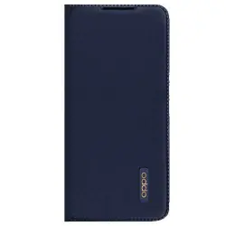 Funda folio PU OPPO Azul para A91