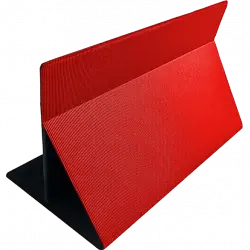 Funda tablet - Silver Sanz HT Wave Universal, TPU, Rojo