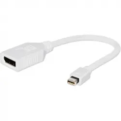 Gembird A-MDPM-DPF-001-W Adaptador Mini DisplayPort a DisplayPort Macho/Hembra Blanco