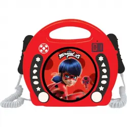 Lexibook Ladybug Reproductor CD Portátil con 2 Micrófonos