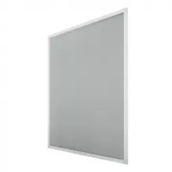 Pantalla de mosca marco de aluminio blanco 130 x 150 cm