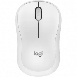 Ratón inalámbrico - Logitech M240 Silent, Inalámbrico, Bluetooth, 4000 ppp, Ambidiestro, Windows/Mac, Blanco