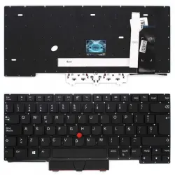 Teclado Para Portátil Lenovo Thinkpad E14 R14 S3 Gen2 Negro