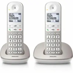 Teléfono Dect Philips XL4902S Duo