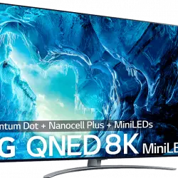 TV QNED 65" - LG 65QNED966QA, UHD 8K, Procesador Inteligente α9 Gen5 AI Processor Smart TV, DVB-T2 (H.265), Negro