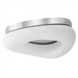 Fabrilamp París Plafón Regulable Pequeño 18W Blanco/Plata