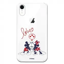 Funda Oficial Clásicos de Disney Mickey y Minnie Love para iPhone XR