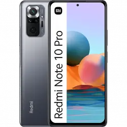 Móvil - Xiaomi Redmi Note 10 Pro, Gris Onix, 256 GB, 8 GB RAM, 6.67 " Full HD+, Snapdragon 732G, 5020 mAh, Android