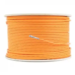 Nanocable Bobina Cable de Red Cat.7 SFTP PIMF AWG23 305m Naranja