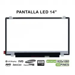 Pantalla Led De 14" Para Portátil B140htn01.0 B140htn01.1 B140htn01.2