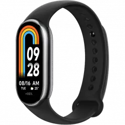Pulsera de actividad - Xiaomi Smart Band 8, 1.62" AMOLED, Batería hasta 16 días, Monitoreo salud, 150 modos entrenamiento, Negro,