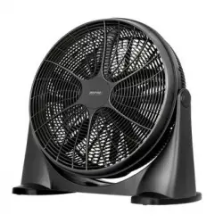 Ventilador Industrial Suelo, 53 Cm, Ventilador Ajutable 360o, 3 Velocidades, Silencioso Negro 90w Mpm Mwp-18