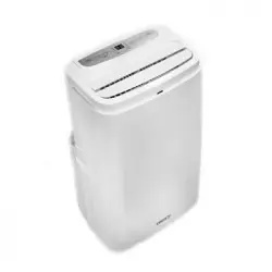 Aire Acondicionado Portátil, Temporizador, Control Temperatura, Pantalla Led, Mando Distancia Blanco 1350w Camry Cr 7907
