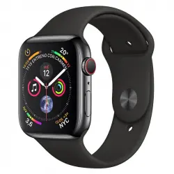 Apple Watch Series 4 GPS + Cellular 40mm Acero Inoxidable Negro Espacial con Correa Deportiva Negra