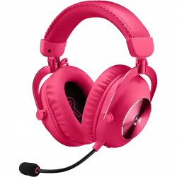 Auriculares gaming - Logitech G Pro X 2, Inalámbrico, Bluetooth, Transductor de grafeno, 7.1 DTS, PC/PlayStation/Nintendo, Magenta