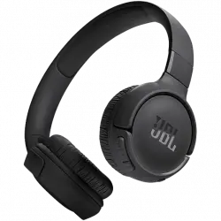 Auriculares inalámbricos - JBL Tune 520BT, Bluetooth 5.3, Autonomía 57 horas, Plegables, Negro