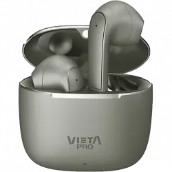 Auriculares True Wireless - Vieta Pro Fit 2, Bluetooth 5.3, Touch Control, Asistente de voz, 20 h, Titanio