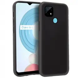 Cool Funda Silicona Negra para Realme C21